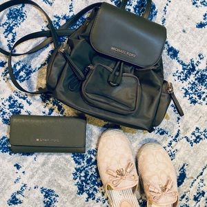 Michael Kors Olive Backpack